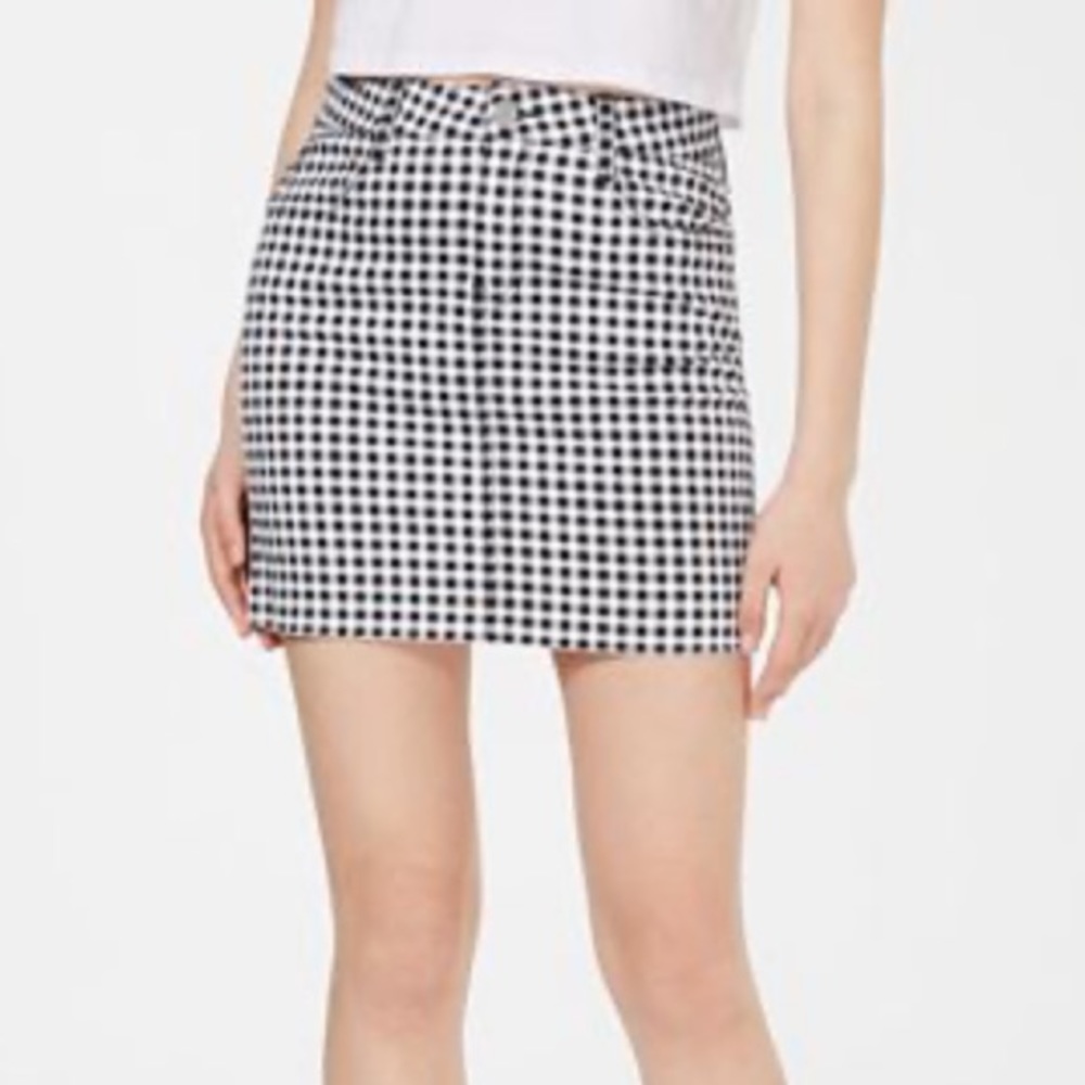 Special Blend gingham snow skirt